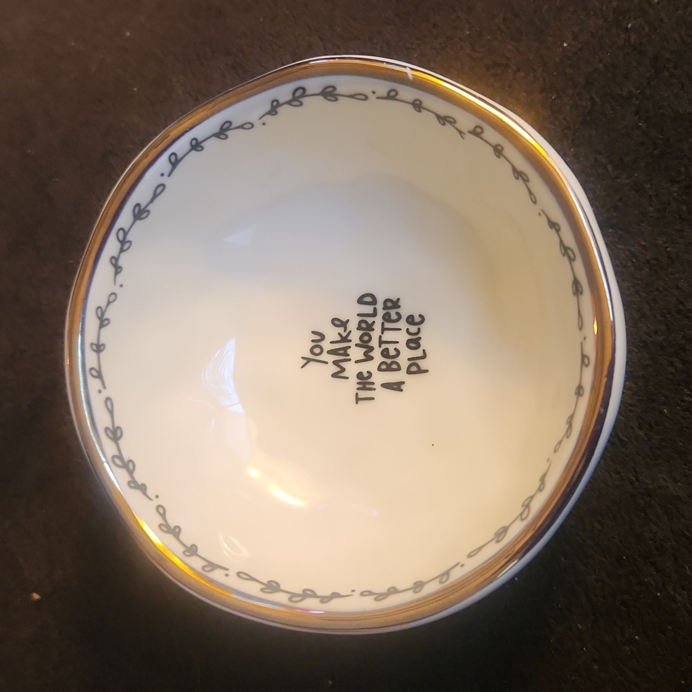 Natural Life Ceramic Trinket Bowl